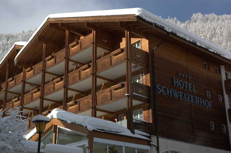 Wellnesshotel Schweizerhof Saas Fee المظهر الخارجي الصورة